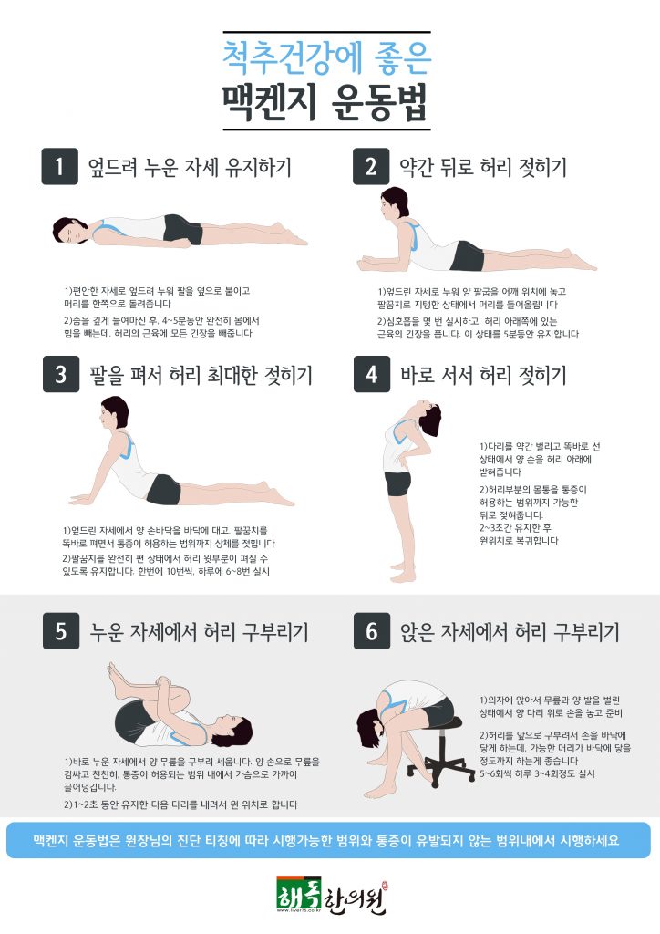 척추 건강에 좋은 자세와 운동 11