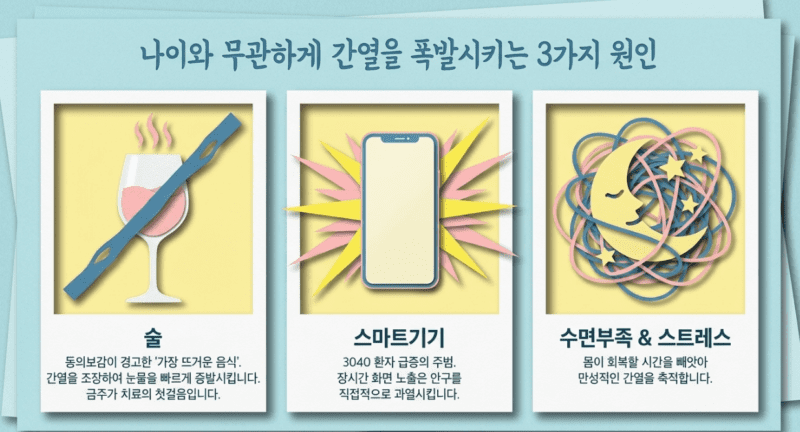 안구건조증 좋은 음식 나쁜 음식